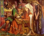 Dante Gabriel Rossetti  - paintings - Tune of Seven Towers