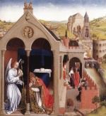 Rogier Van der Weyden - Peintures - Rêve du pape Sergius