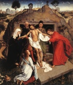 Rogier van der Weyden - paintings - Entombment of Chist