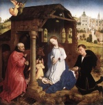 Rogier van der Weyden - Bilder Gemälde - Pierre Bladelin Triptych (Central Panel)