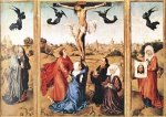 Rogier van der Weyden  - Bilder Gemälde - Triptych of the Holy Cross