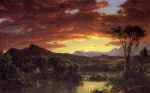 Fréderic Edwin Church - Peintures - Une maison de campagne