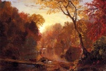 Fréderic Edwin Church - Peintures - Automne en Amérique du Nord