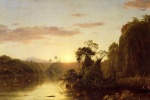 Frederic Edwin Church - Bilder Gemälde - La Magdalena (Scene on the Magdalena)