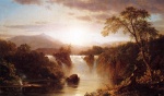 Bild:Landscape with Waterfall