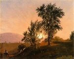 Frederic Edwin Church - Bilder Gemälde - New England Landscape