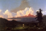 Frederic Edwin Church  - Bilder Gemälde - To the Memory of Cole