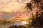 Frederic Edwin Church  - Bilder Gemälde - Tropical Landscape