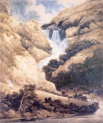Thomas Girtin  - Bilder Gemälde - Ogwen Falls (North Wales)