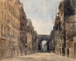 Thomas Girtin  - Bilder Gemälde - Paris (Rue St. Denis)