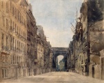 Thomas Girtin  - paintings - Paris (Rue St. Denis)