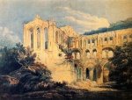 Thomas Girtin  - Bilder Gemälde - Rivaulx Abbey