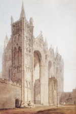 Bild:The West Front of Peterborough Cathedral