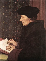 Hans Holbein - paintings - Erasmus