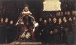 Hans Holbein - paintings - Henry VIII and the Barber Surgeons