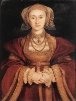 Hans Holbein - paintings - Portrait of Anne of Cleves