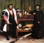 Hans Holbein  - paintings - The Ambassadors