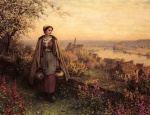 Daniel Ridgway Knight - Peintures - Printemps