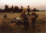 Daniel Ridgway Knight  - Bilder Gemälde - The Harvesters