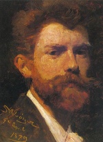 Peder Severin Kroyer - Peintures - Autorretrato