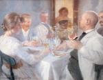 Peder Severin Kroyer - Bilder Gemälde - Comida en Antino