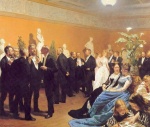 Peder Severin Kroyer - Bilder Gemälde - Encuentro en el museo