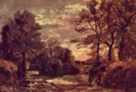 John Constable - Peintures - Chemin