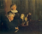 Peder Severin Krøyer  - Peintures - Nina y Edvard Grieg