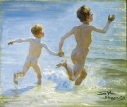 Peder Severin Krøyer  - paintings - Playa de Skagen