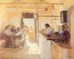 Peder Severin Kroyer  - paintings - Taberna en Ravello