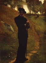 John La Farge - paintings - Portrait of the Painter