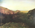 John La Farge - paintings - The Last Valley
