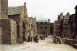 Leon Augustin Lhermitte  - Bilder Gemälde - Sortie de leglise Saint Melaine a Morlaix