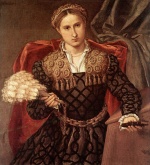 Lorenzo Lotto - Bilder Gemälde - Portrait of Laura da Pola