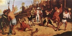 Lorenzo Lotto  - Bilder Gemälde - The Martyrdom of St. Stephen