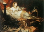 Hans Makart - Bilder Gemälde - Der Tod der Kleopatra