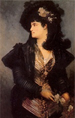 Hans Makart - Peintures - Portrait d'une dame