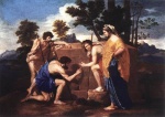 Nicolas Poussin - Bilder Gemälde - et in arcadia ego