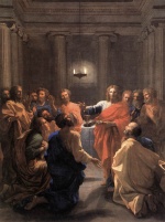 Nicolas Poussin - Bilder Gemälde - Inspiration of the Eucharist