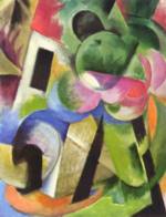 Franz Marc - Peintures - Petite composition