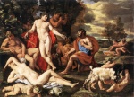 Nicolas Poussin - Bilder Gemälde - Midas and Bacchus