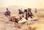 Charles Marion Russell  - Bilder Gemälde - The Renegade