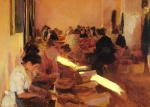 Joaquin Sorolla y Bastida - paintings - Encajonando Pasas