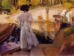 Joaquin Sorolla y Bastida - Bilder Gemälde - Maria Watching the Fish Granja