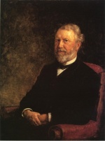 Theodore Clement Steele - Bilder Gemälde - Albert G. Porter (Governor of Indiana)