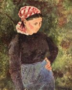 Camille Pissarro - paintings - Baeuerin