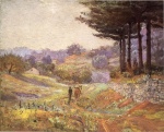 Theodore Clement Steele - Bilder Gemälde - Hills of Vernon