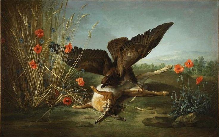 A Buzzard Overturning a Hare, or The Hawk and the Hare