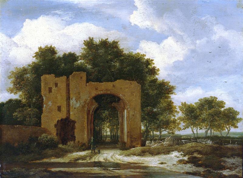 A Ruined Castle Gateway