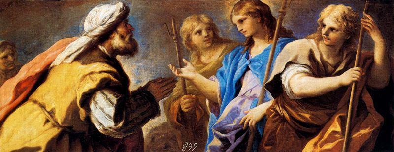 Abraham Worshipping Three Angels